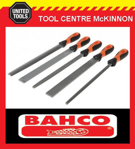 BAHCO ERGO 5pce 10" / 250mm ENGINEERS FILE SET WITH POUCH - 1-478-10-1-2