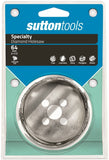 SUTTON 64mm DIAMOND GRIT HOLESAW FOR CERAMIC TILES, FIBRE CEMENT & SOFT STONE