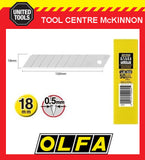 OLFA 50-PACK 18mm HEAVY DUTY SNAP OFF UTILITY KNIFE BLADES – MADE IN JAPAN
