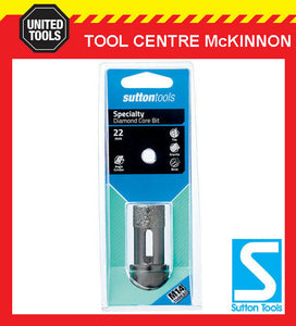 SUTTON 22mm DIAMOND CORE HOLESAW FOR TILES PORCELAIN & BRICK – SUIT M14 GRINDER