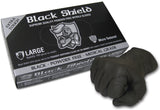 MAXISAFE BLACK SHIELD EXTRA HEAVY DUTY DISPOSABLE NITRILE GLOVES – 100 x SMALL