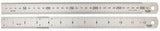 FAMOUS TOLEDO 100064 1000mm / 64" STAINLESS STEEL DOUBLE SIDED METRIC & A/F RULE