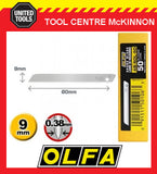 OLFA 50-PACK 9mm SNAP OFF UTILITY KNIFE BLADES – MADE IN JAPAN