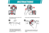 MAKITA EZY-WORK BUMP FEED HEAD FOR WHIPPER SNIPPER– M10 x 1.25LH SUIT DUR368 ETC