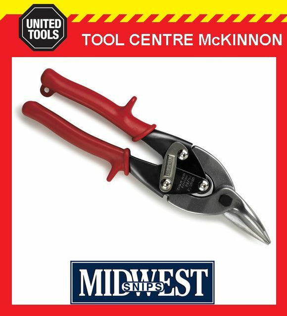 MIDWEST LEFT CUT AVIATION TIN SNIPS – MADE IN USA