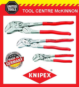 KNIPEX 3pce ADJUSTABLE PLIERS WRENCH SET– 8603180, 8603250 & 8603300
