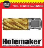 HOLEMAKER 26mm x 25mm UNIVERSAL SHANK GOLD MAG DRILL CUTTER – SUIT MOST BRANDS