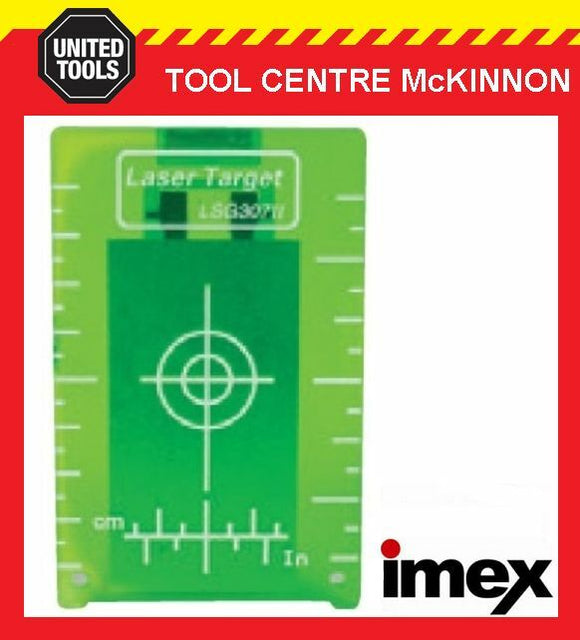 IMEX GREEN BEAM MAGNETIC LASER TARGET PLATE FOR ROTARY AND LINE LASERS