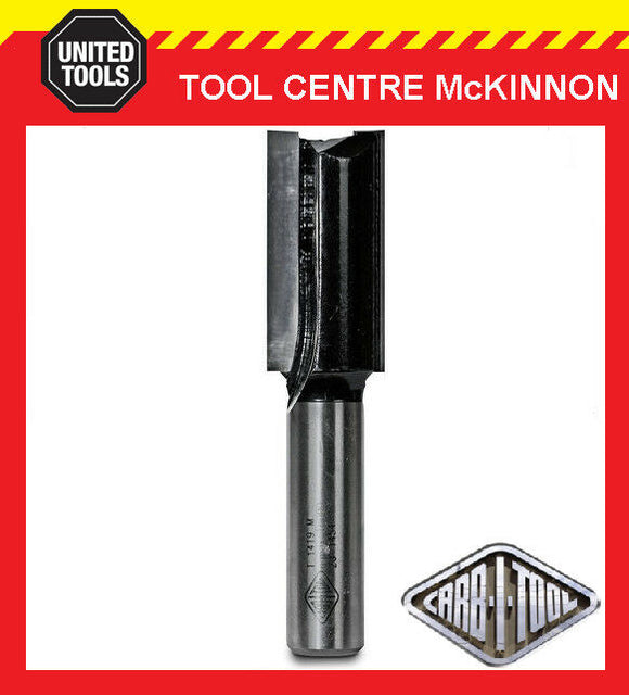 CARB-I-TOOL / CARBITOOL T 1416 M 16mm x ½” TCT STRAIGHT CUT ROUTER BIT