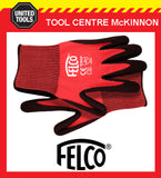 FELCO 701 SMALL GARDEN GLOVES – 13 GAUGE HPPE KNITTED WITH NITRILE COATING
