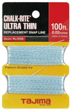 TAJIMA CHALK-RITE EXTRA BOLD REPLACEMENT 30m SNAP LINE – 0.5mm