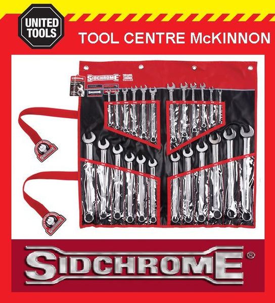 SIDCHROME SCMT22104 24pce RING OPEN END METRIC A F SPANNER SET