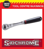 SIDCHROME SCMT12970 1/4” DRIVE REVERSIBLE 120mm RATCHET – FULLY SEALED PEAR HEAD