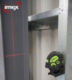 IMEX LX25P COMBINATION DOT AND LINE LASER LEVEL – 2 YEAR WARRANTY