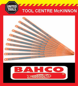 10 x BAHCO SANDFLEX 18TPI 12”/300mm HSS BI-METAL HACKSAW BLADES – MADE IN SWEDEN