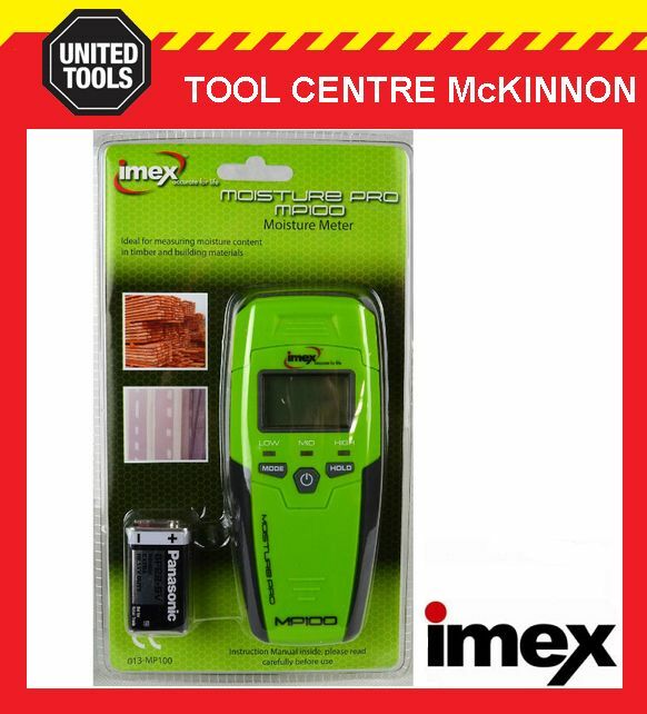 IMEX MOISTURE PRO MP100 CONTACT TYPE DIGITAL MOISTURE METER – Tool ...