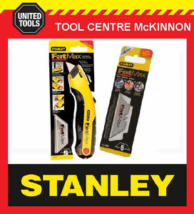 STANLEY FAT MAX RETRACTABLE KNIFE WITH BONUS BLADES – 10 BLADES!