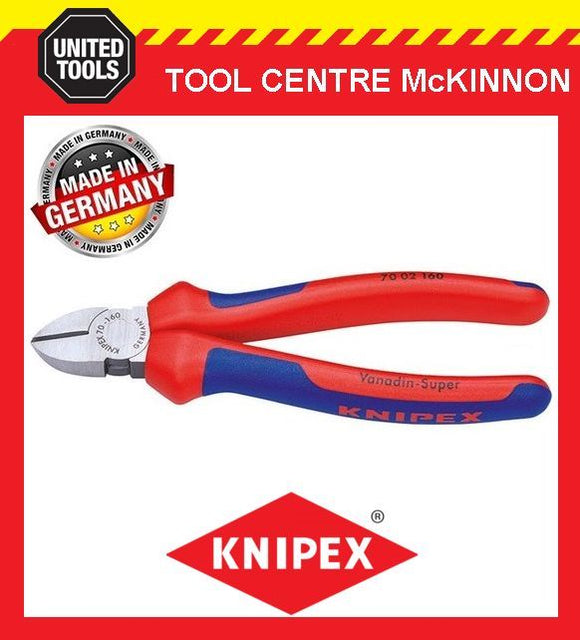 KNIPEX 70 02 160 160mm DIAGONAL / SIDE CUTTING PLIERS – MADE IN GERMANY