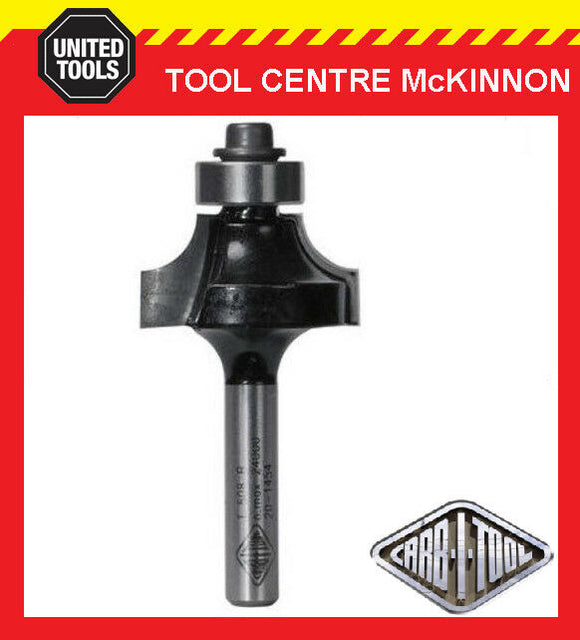 CARB-I-TOOL / CARBITOOL T 508 B 6.35mm RADIUS x ¼” TCT ROUNDING OVER ROUTER BIT