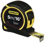 STANLEY TYLON 5m/16’ METRIC/IMPERIAL TAPE MEASURE