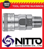 NITTO FEMALE COUPLING AIR FITTING WITH 1/4” BSP MALE THREAD (20SM) – JAPAN MADE