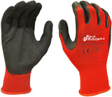 MAXISAFE RED KNIGHT GRIPMASTER LATEX PALM GENERAL PURPOSE WORK GLOVES – X-LARGE