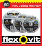 FLEXOVIT ULTRA THIN FAST CUT AUS MADE ANGLE GRINDER CUTTING WHEELS / DISCS