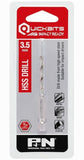 P&N BY SUTTON TOOLS QUICKBIT HSS IMPACT 1/4” HEX SHANK DRILL BIT - ALL SIZES