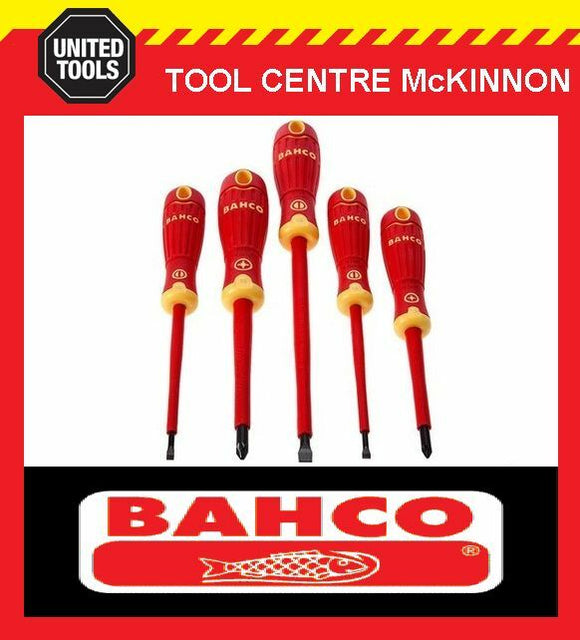 BAHCO FIT 5pce 1000V INSULATED SCREWDRIVER SET