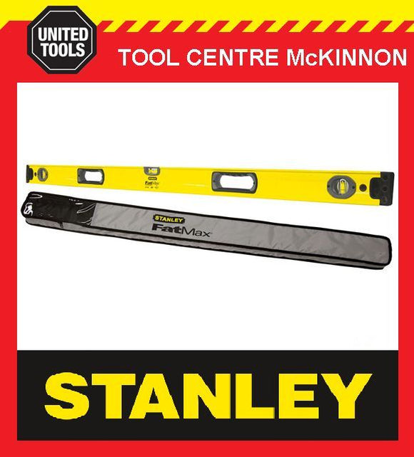 STANLEY 43-548B FATMAX BOX 4ft / 1200mm 3-VIAL SPIRIT LEVEL WITH BAG