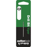 SUTTON VIPER 2.0mm HSS METRIC JOBBER DRILL BIT – WOOD, METAL & PLASTIC