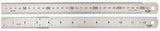 FAMOUS TOLEDO 600/24 600mm / 24" STAINLESS STEEL DOUBLE SIDED METRIC & A/F RULE