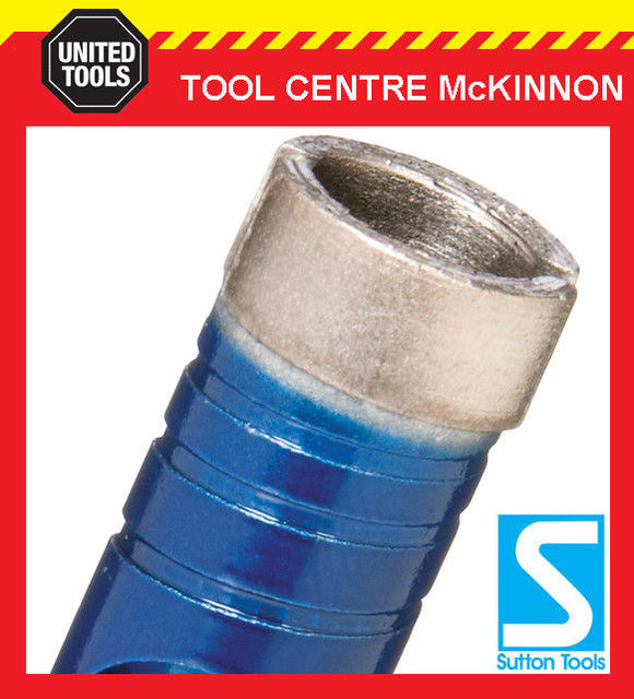 SUTTON BLUE CERAM 6mm DIAMOND CORE TILE DRILL BIT FOR PORCELAIN TILES