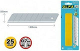 OLFA 5-PACK 25mm HEAVY DUTY SNAP OFF UTILITY KNIFE BLADES – MADE IN JAPAN
