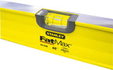 STANLEY FATMAX BOX 2ft / 600mm & 4ft / 1200mm 3-VIAL SPIRIT LEVEL TWIN PACK