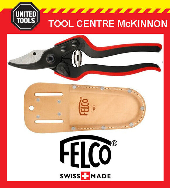 FELCO 160S SWISS MADE PRUNING SHEAR / SECATEURS + LEATHER HOLSTER