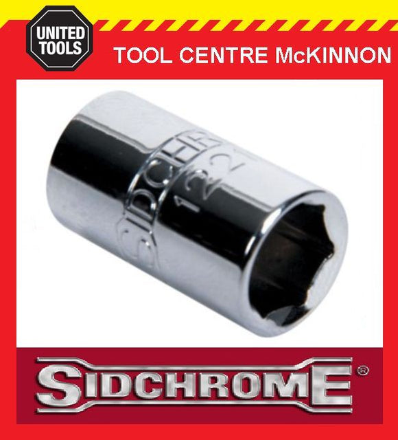 SIDCHROME SCMT12417 1/4” DRIVE 6pt 1/4