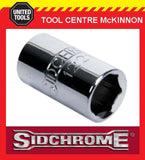 SIDCHROME SCMT12417 1/4” DRIVE 6pt 1/4" TORQUEPLUS STANDARD SOCKET