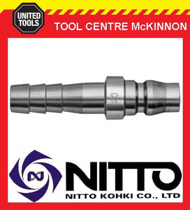 GENUINE NITTO MALE COUPLING AIR FITTING WITH 3/8” HOSE BARB (30PH) – JAPAN