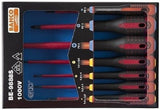 BAHCO ERGO BE-9888S 7pce 1000V VDE SCREWDRIVER SET – POZI AND SLOTTED