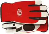 FELCO 702 SMALL GARDEN / WORKWEAR GLOVES – RED & WHITE COW LEATHER