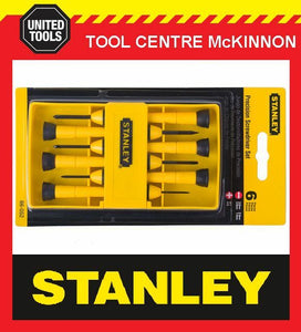 STANLEY 6pce PRECISION SCREWDRIVER SET IN CASE – JEWELLERY, WATCHES, GLASSES ETC