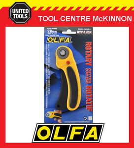 OLFA RTY-1/DX 28mm ROTARY CUTTER SEWING & QUILTING CRAFT CUTTER – MADE IN JAPAN