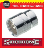 SIDCHROME SCMT13228 3/8” DRIVE 12pt 18mm TORQUEPLUS STANDARD SOCKET