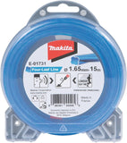 MAKITA LINE TRIMMER LINE / BRUSHCUTTER LINE – FOUR LEAF SILENT LINE 1.65mm X 15m