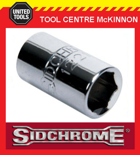 SIDCHROME SOCKETS - 1/4” DRIVE A/F TORQUEPLUS STANDARD - ALL SIZES AVAILABLE