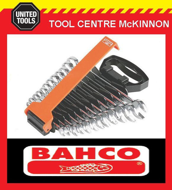 BAHCO 111M/SH12 12pce METRIC COMBINATION RING & OPEN END SPANNER SET IN HOLDER