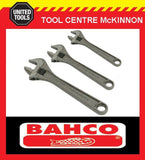 BAHCO 80 SERIES 3pce PHOSPHATED ADJUSTABLE WRENCH SHIFTER SET – 4, 6 & 8”