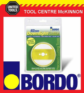 BORDO 92mm TUNGSTEN CARBIDE GRIT EDGE DOWNLIGHT CUTTER