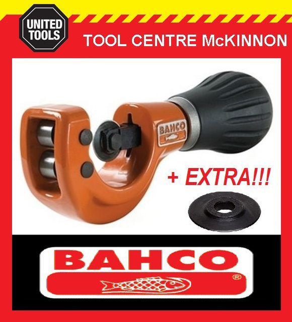 BAHCO 302-35 8-35mm PIPE & TUBE CUTTER WITH 2 SPARE CUTTING WHEELS!